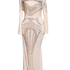 Full Body Cover Bodycon Floor Length Dress