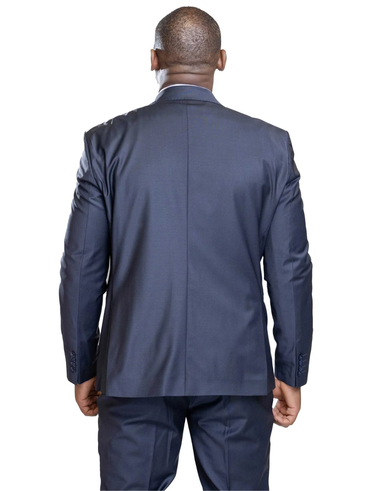 A JB 100% WOOL Dark Blue Single Breasted Suit