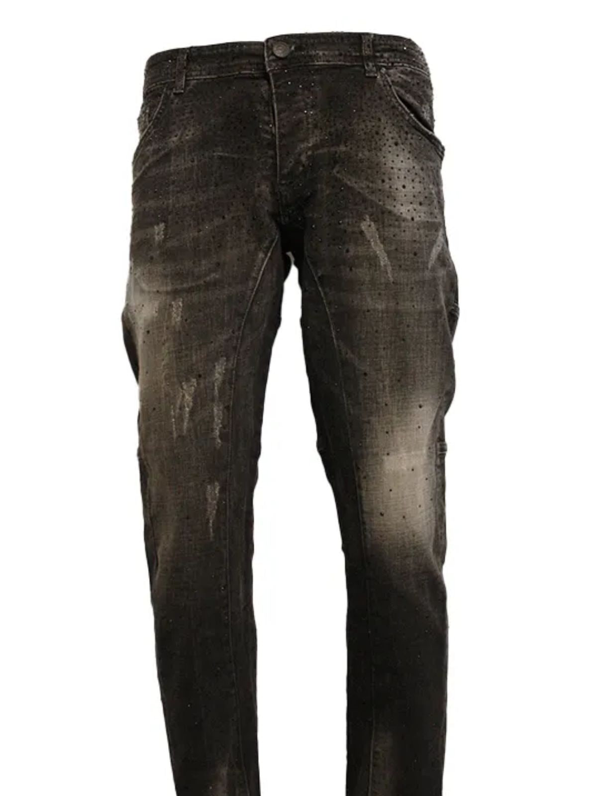 Black Diamond Acid Washed Skinny Jeans