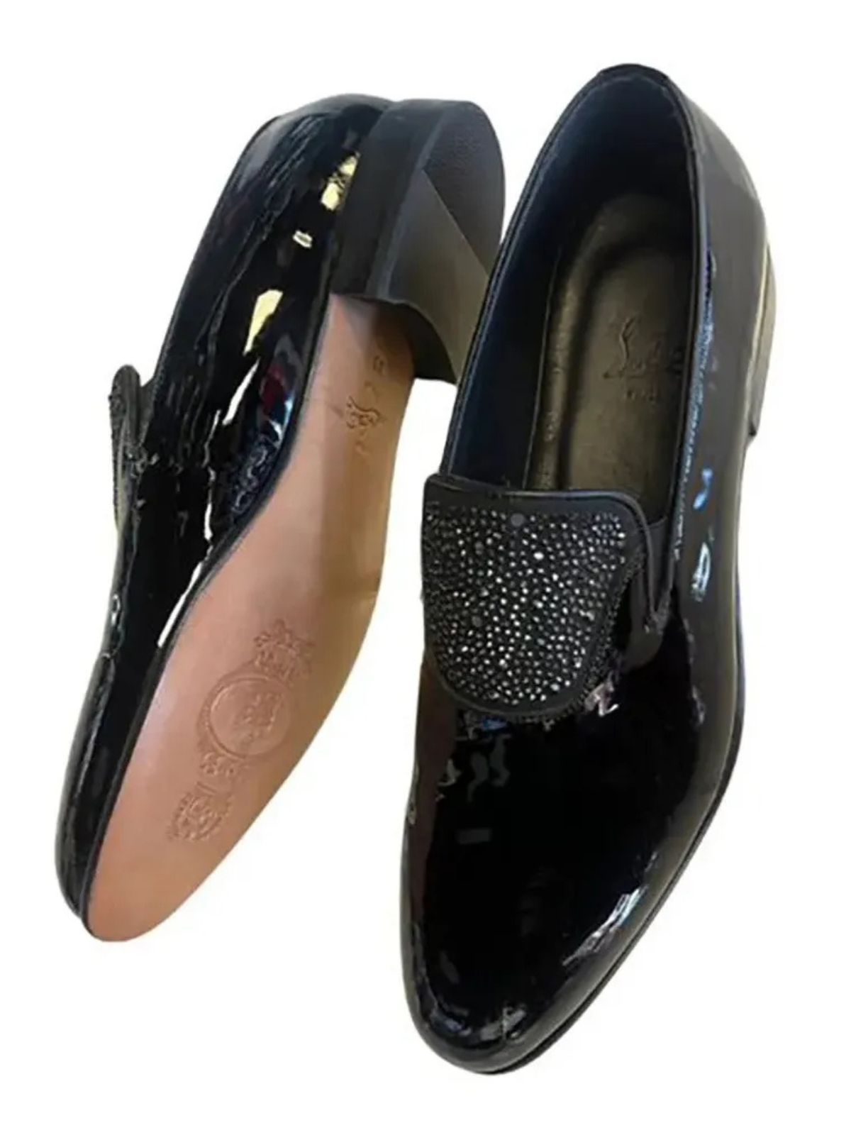 Classy Black Dress Shoe with Glitters