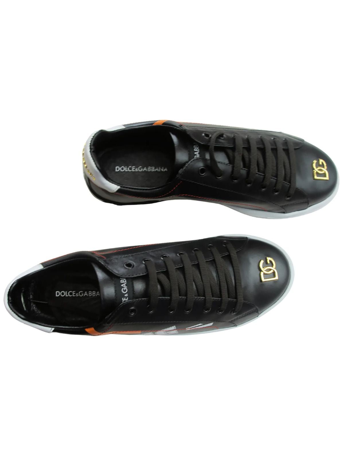 DG Black Stylish Graphic Sneakers