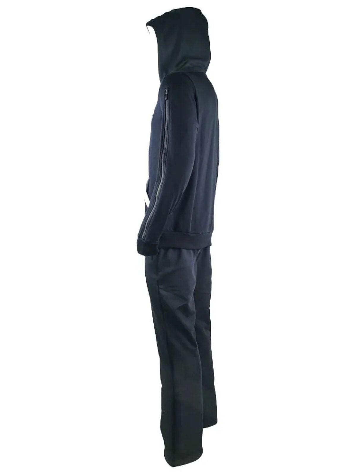 Evaluate the Ultimate Stylish Unisex Black Tracksuit