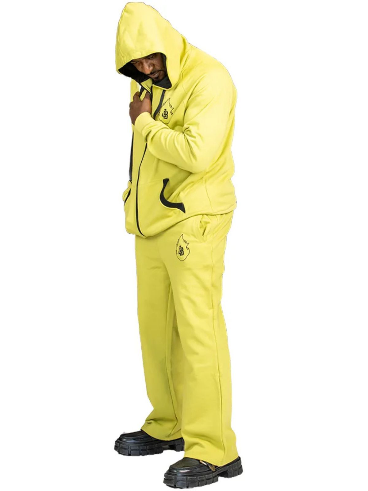 Evaluate the Ultimate Stylish Unisex Lime Green Tracksuit