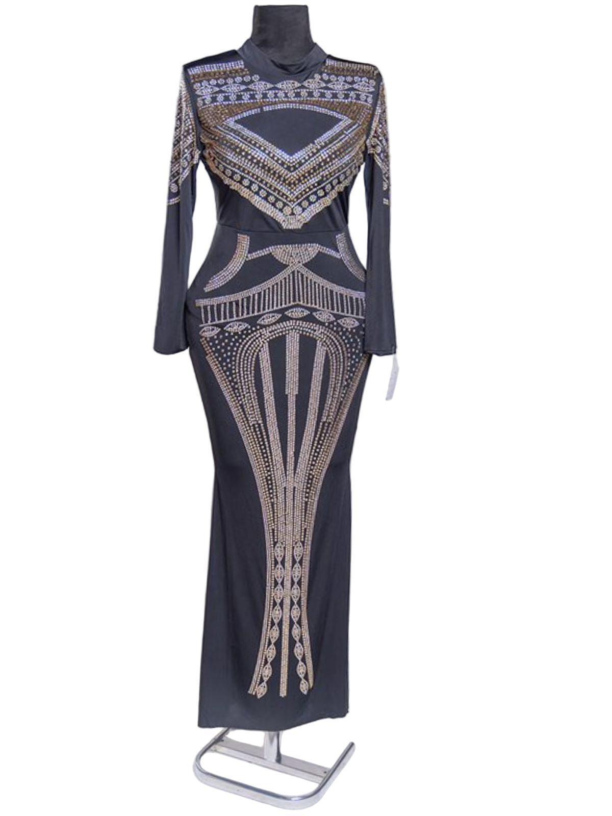 Full Body Cover Bodycon Floor Length Dress