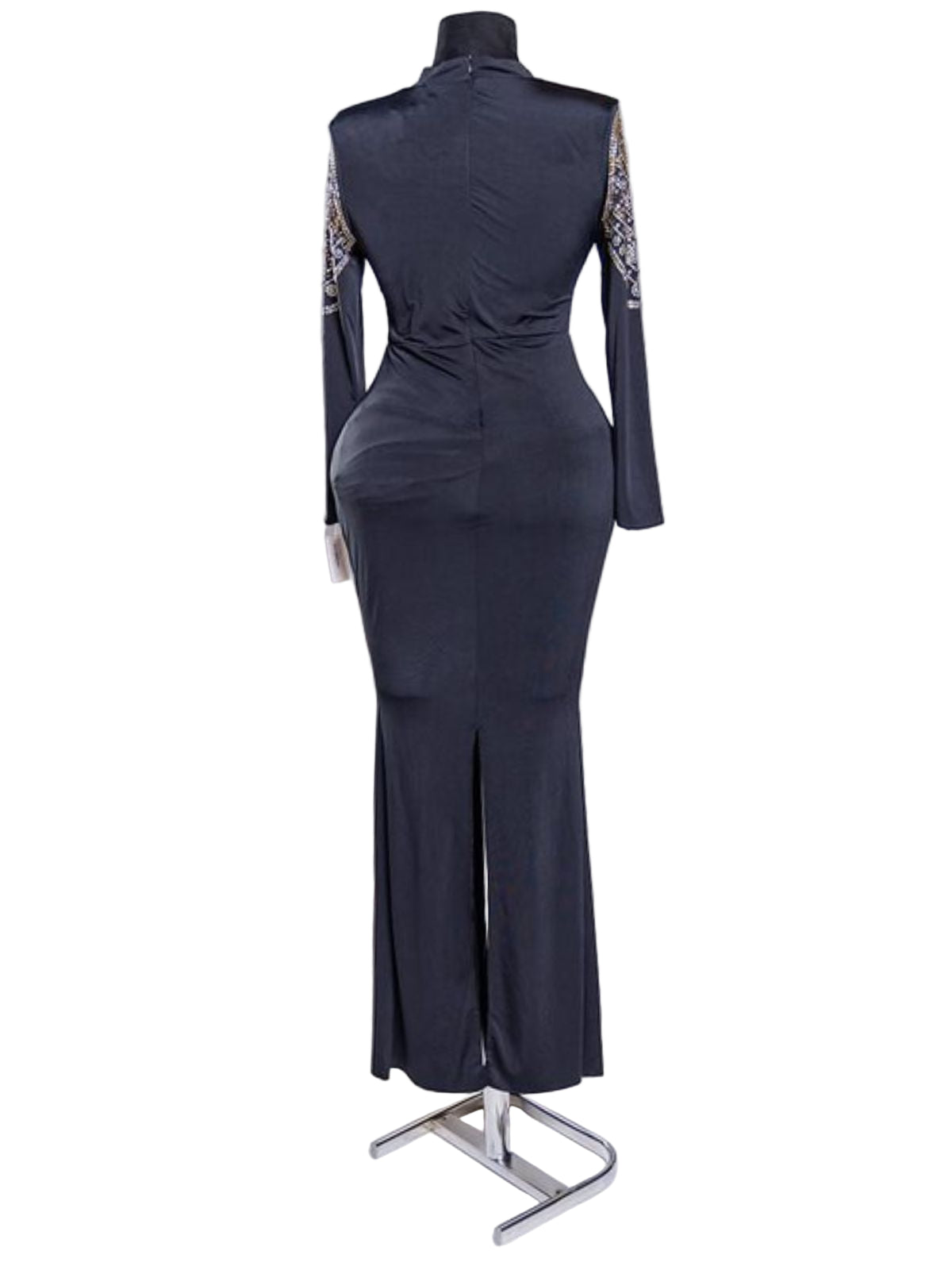 Full Body Cover Bodycon Floor Length Dress