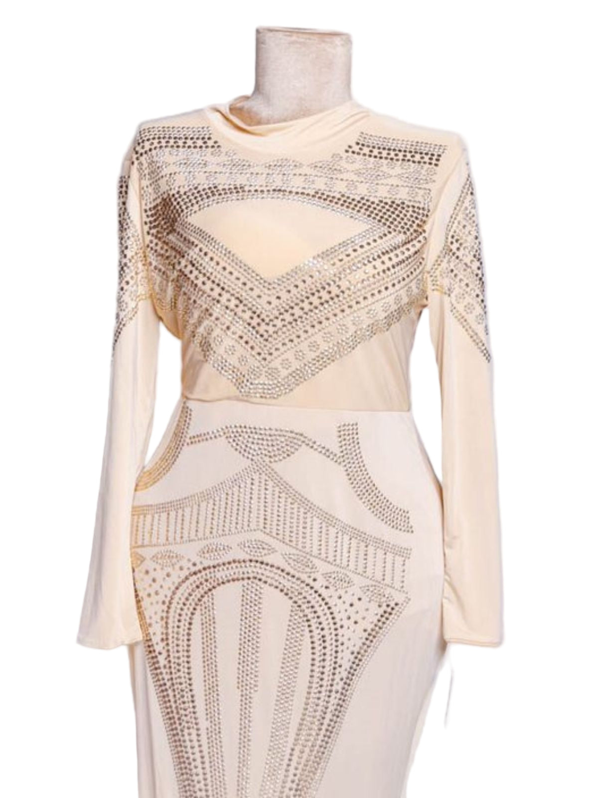 Full Body Cover Bodycon Floor Length Dress