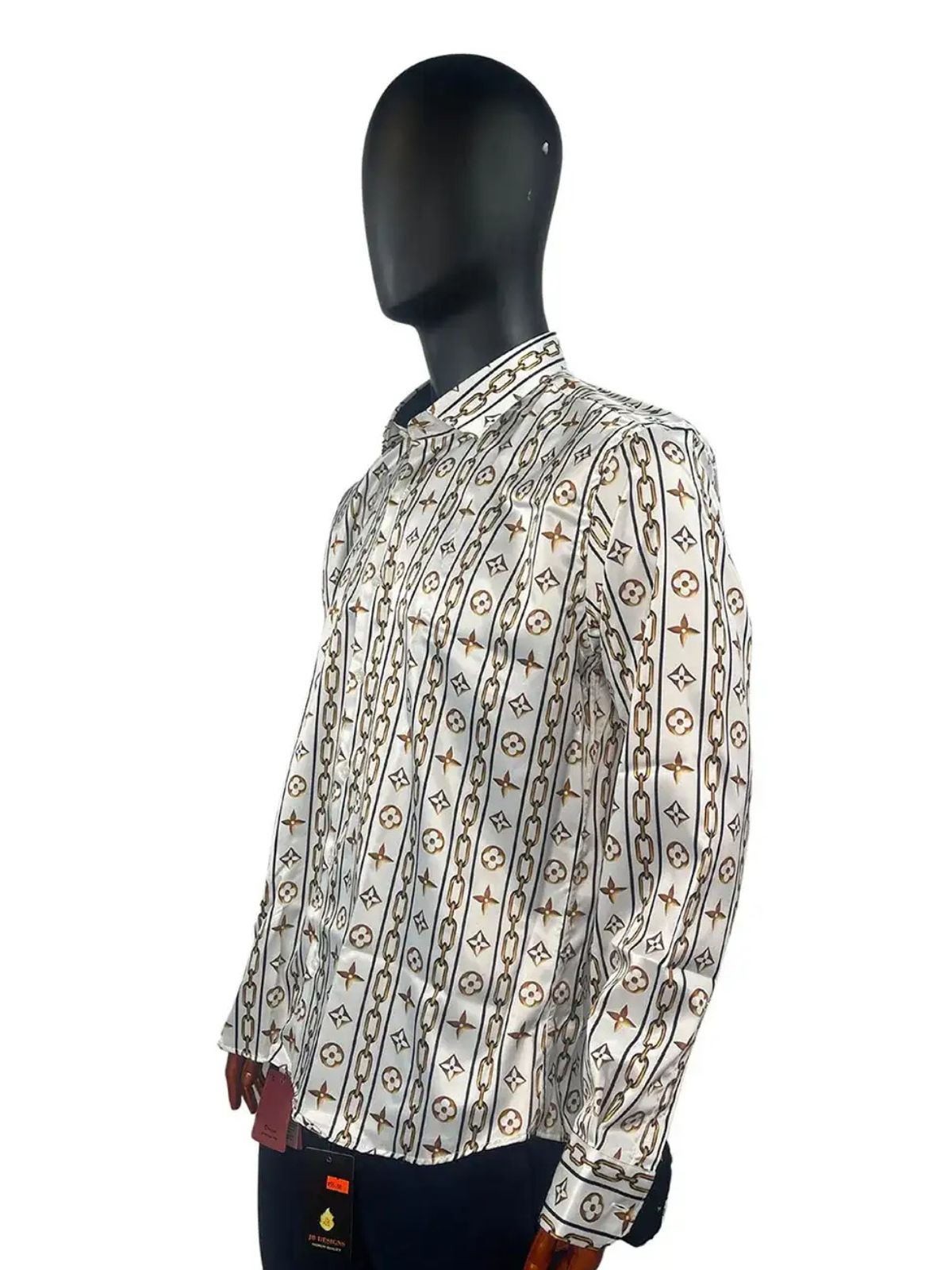 Gold Chain Party Cocktail Shirt