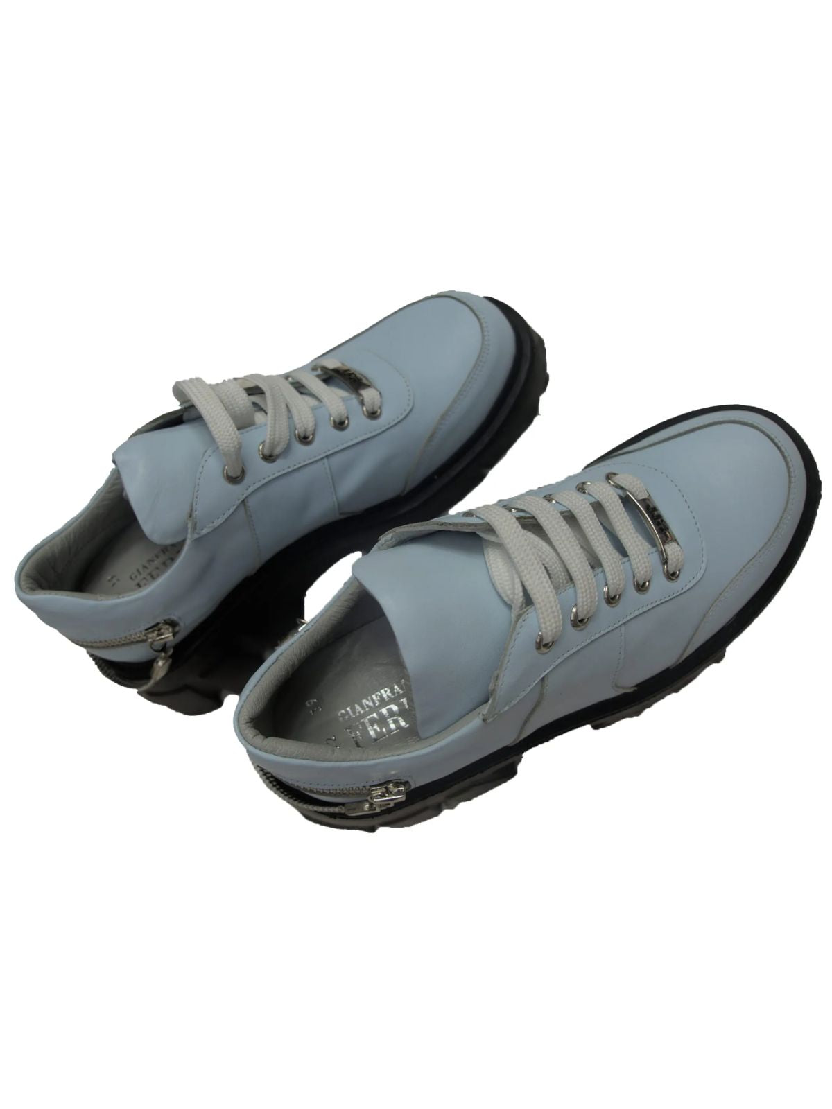 Heavy Duty Combat Sneaker Boots with Back Zipper Chain