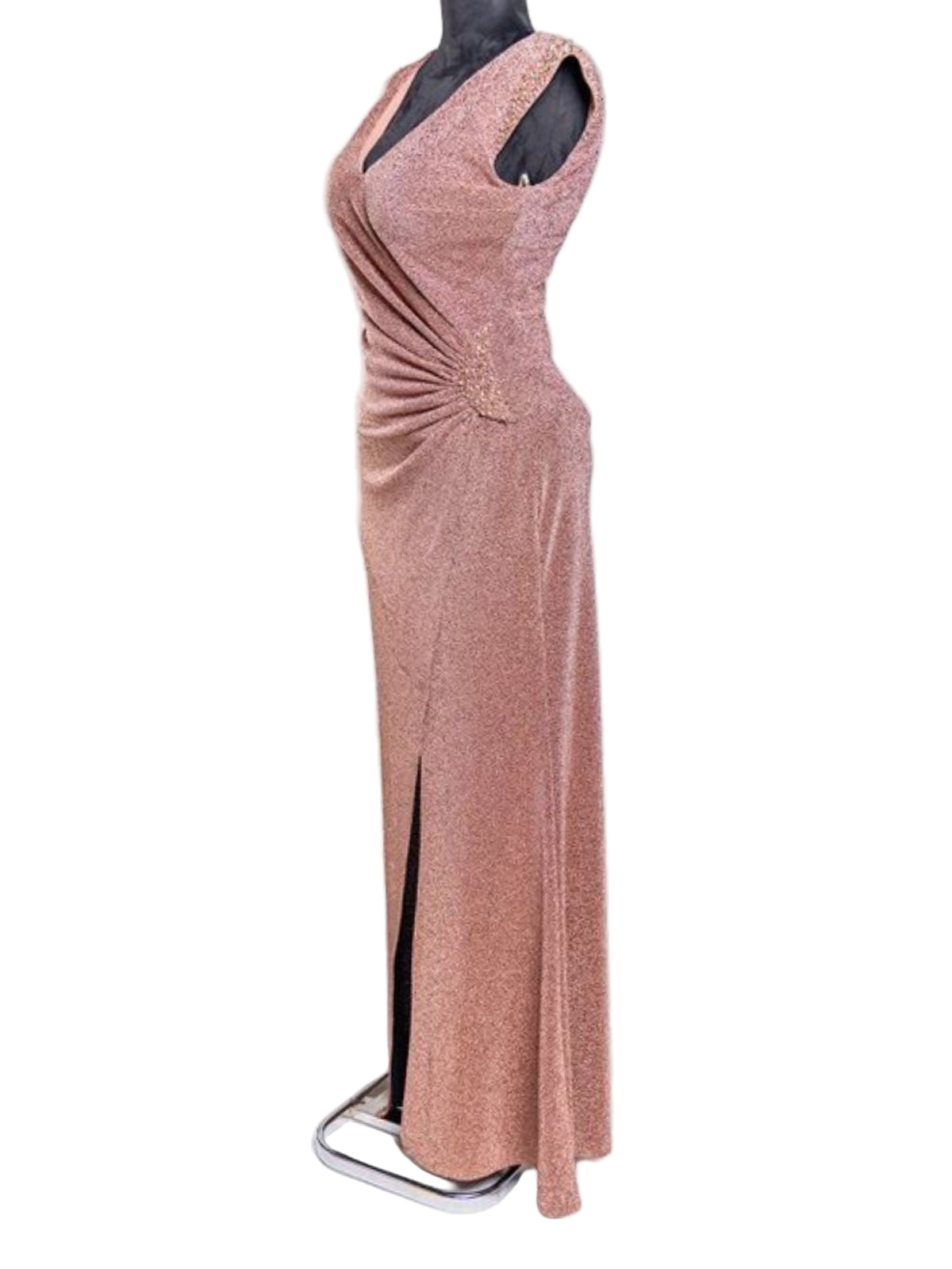 Illusion Wrap Party Prom Bridesmaid Dress