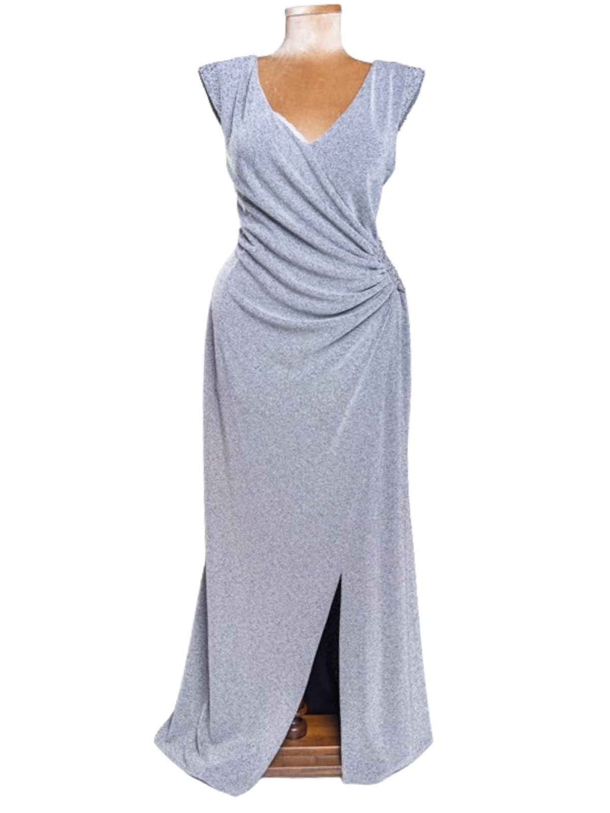 Illusion Wrap Party Prom Bridesmaid Dress