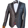 JB Checked Berberine 3 Piece Slim Fit, With Single Breasted Blazer