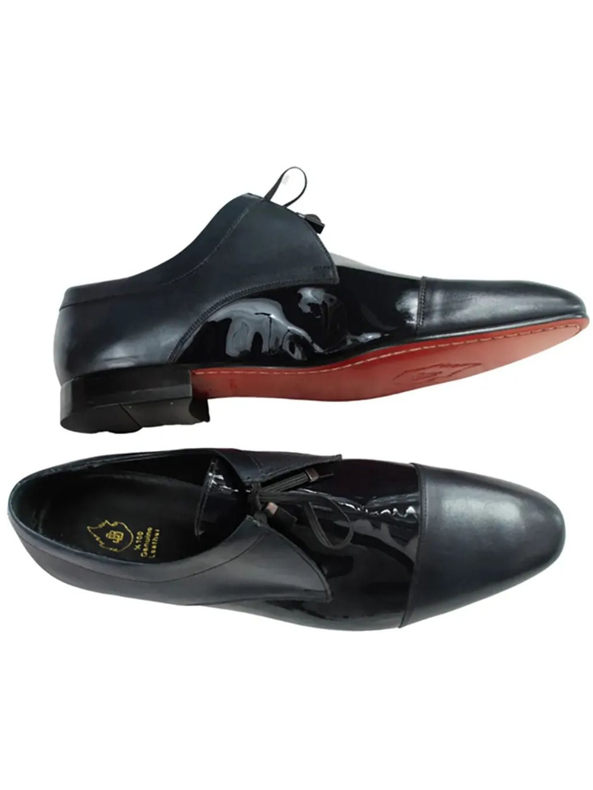 JB Design Color Palette Leather Shoe with Black Elastic Straps