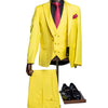 JB Design Men’s 3pc Slim Fit Suit Double Breasted Vest Suit Set