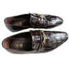 JB Designs Leather Shoes with Gold Chain