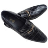 JB Designs Leather Shoes with Gold Chain