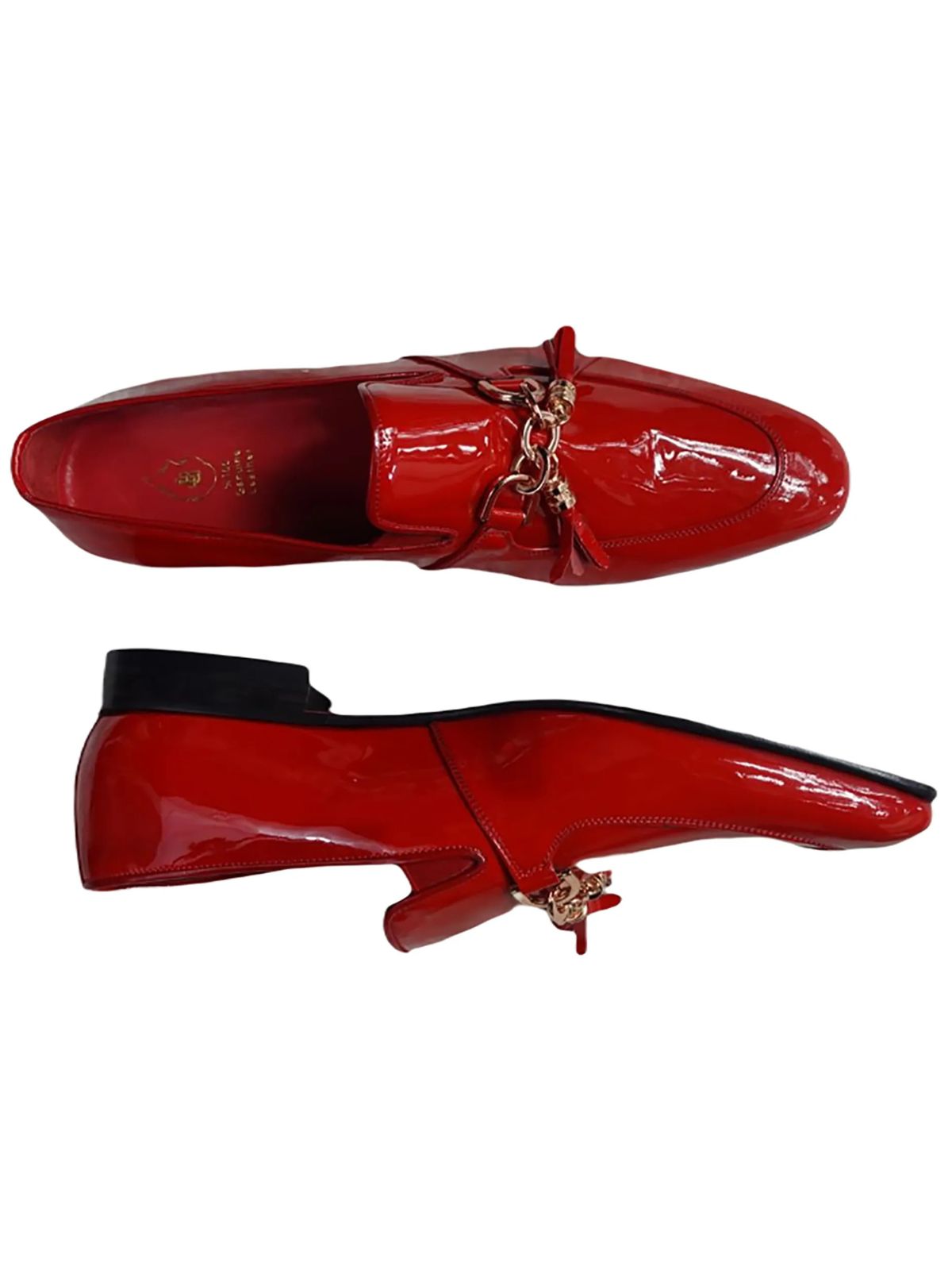 JB Designs Leather Shoes with Golden Embellishments