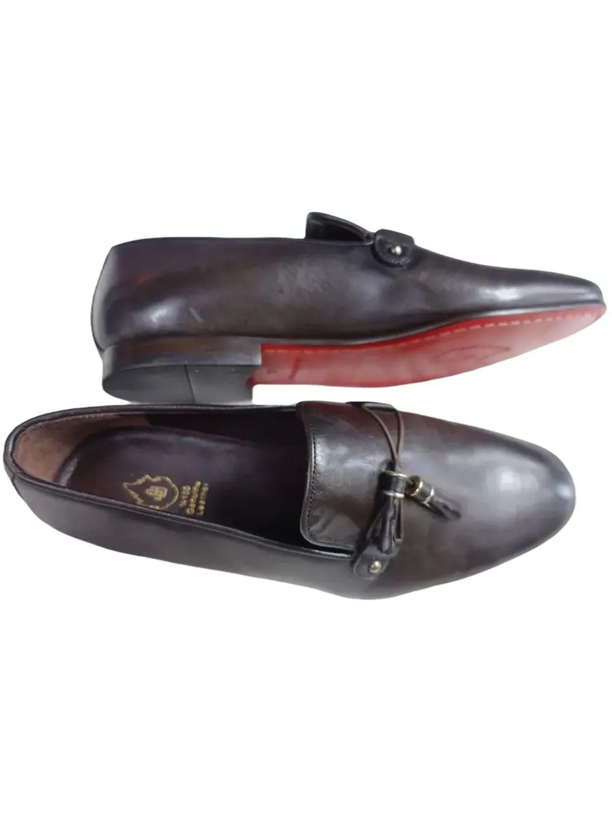 JB Designs Leather Shoes with Tussles