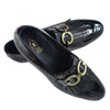 JB Designs Leather Shoes with Tussles and Golden Accessories