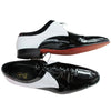 JB Designs Leather Shoe with Black Elastic Straps