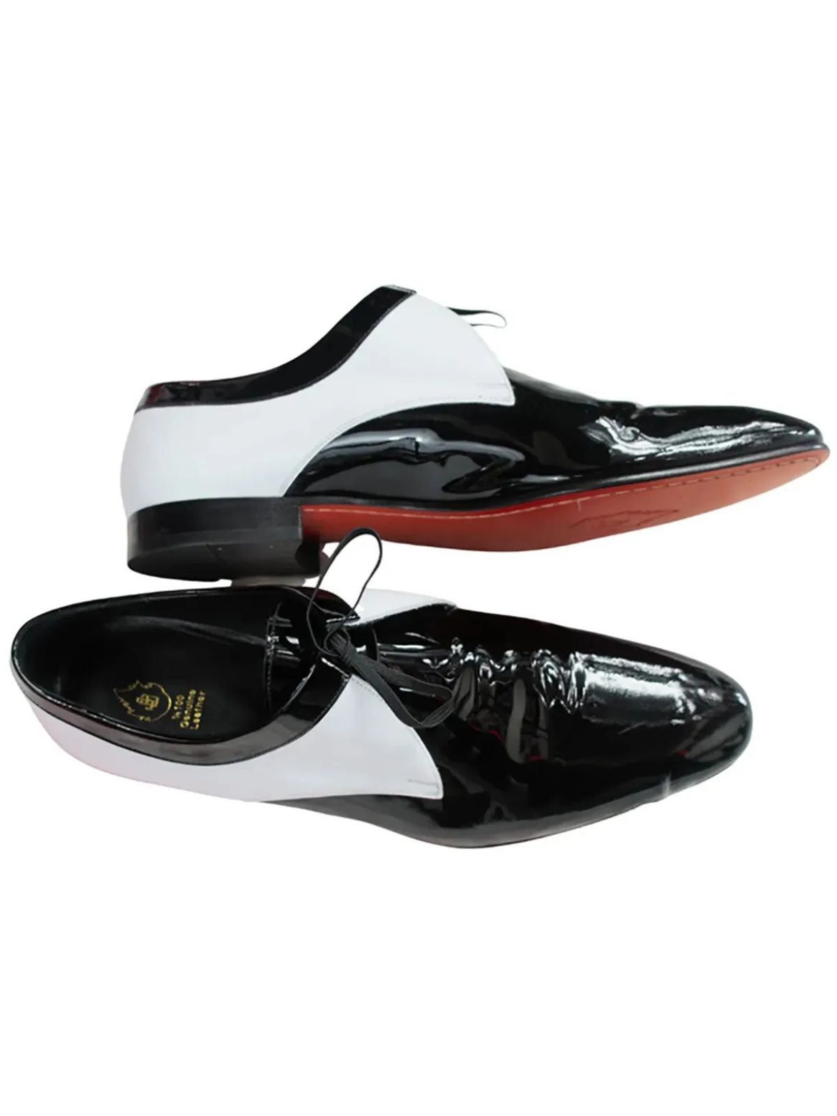 JB Designs Leather Shoe with Black Elastic Straps
