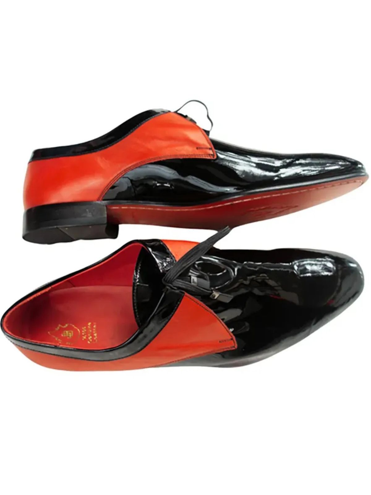 JB Designs Leather Shoe with Black Elastic Straps