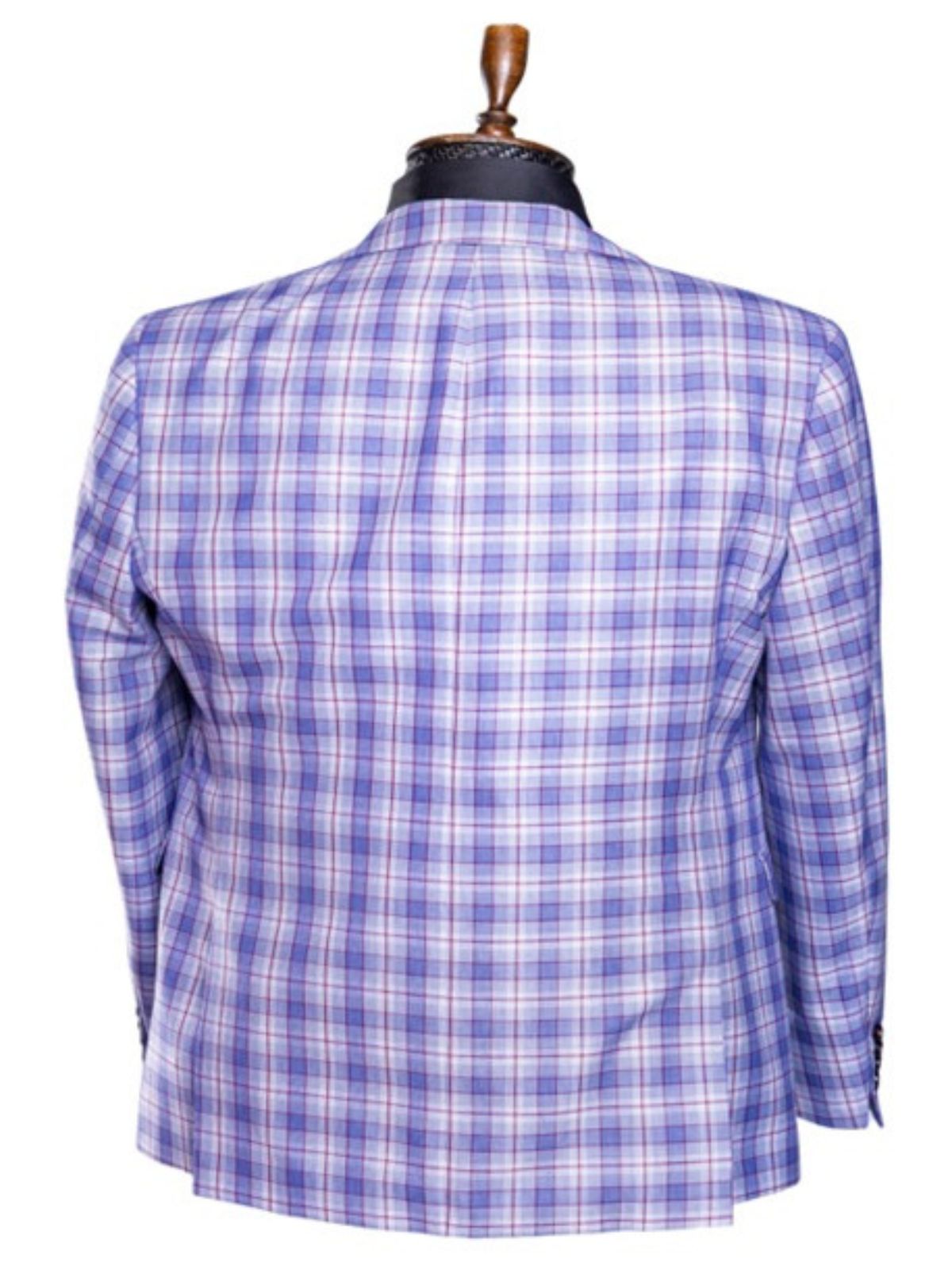 JB Designs Men’s 3pc Slim Fit Multi Checkered Suit Set