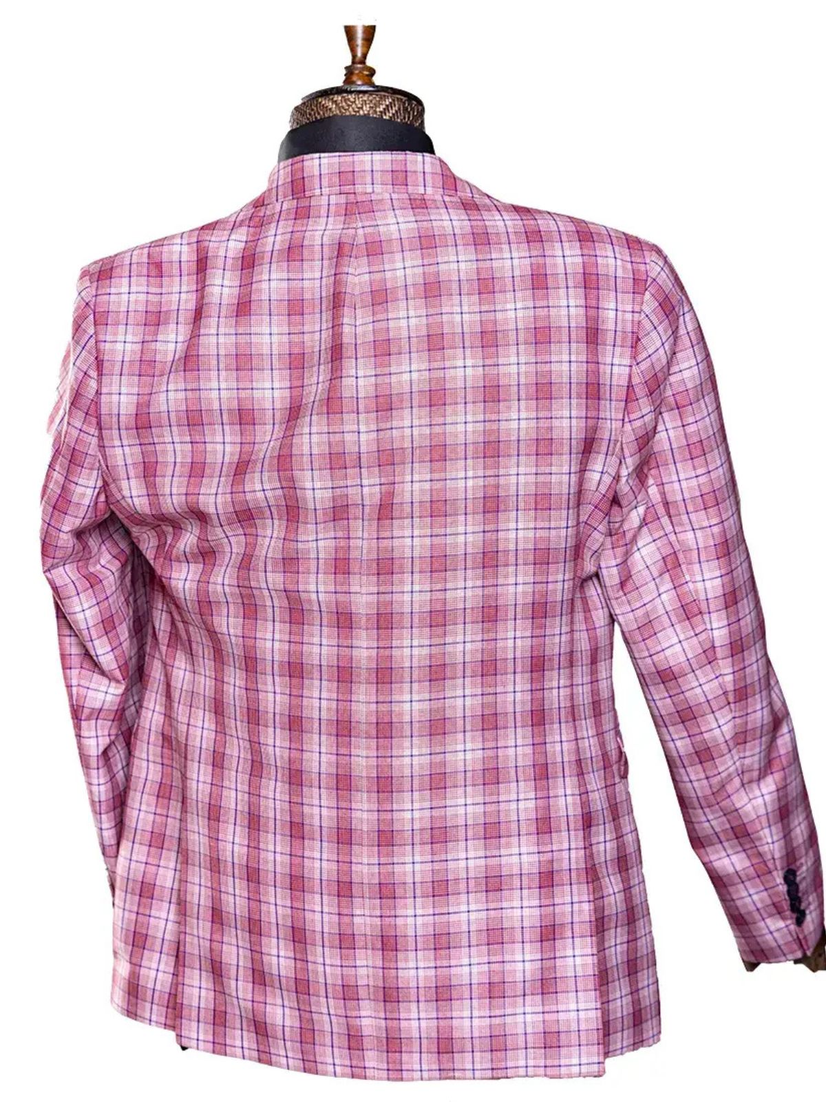 JB Designs Men’s 3pc Slim Fit Multi Checkered Suit Set