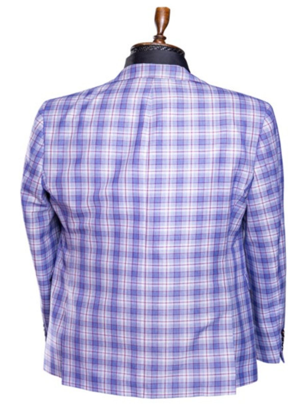 JB Designs Men’s 3pc Slim Fit Multi Checkered Suit Set