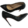 JB Designs Ruffled Leather 4inch High Heels Shoe