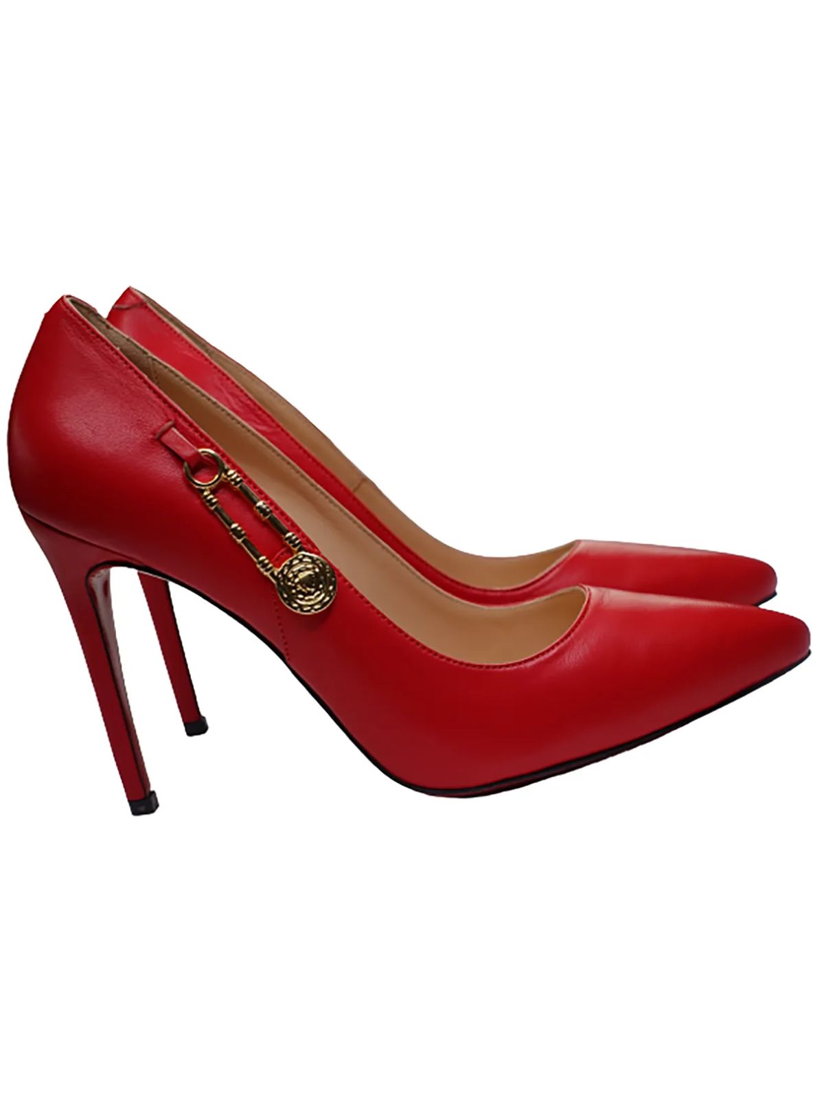 JB Designs Solid Color 4inch Heels with Golden Side Accessories