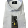 JB Designs Solid Color Cotton Long Sleeve Shirts with Black Cuffs