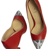 JB Designs Solid Color with Snakeskin Pointy 4inch High Heels
