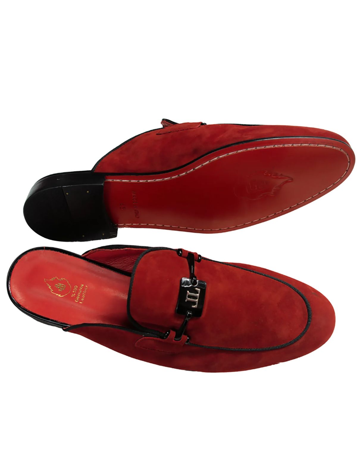 JB Designs Suede Leather Half Shoe Slippers