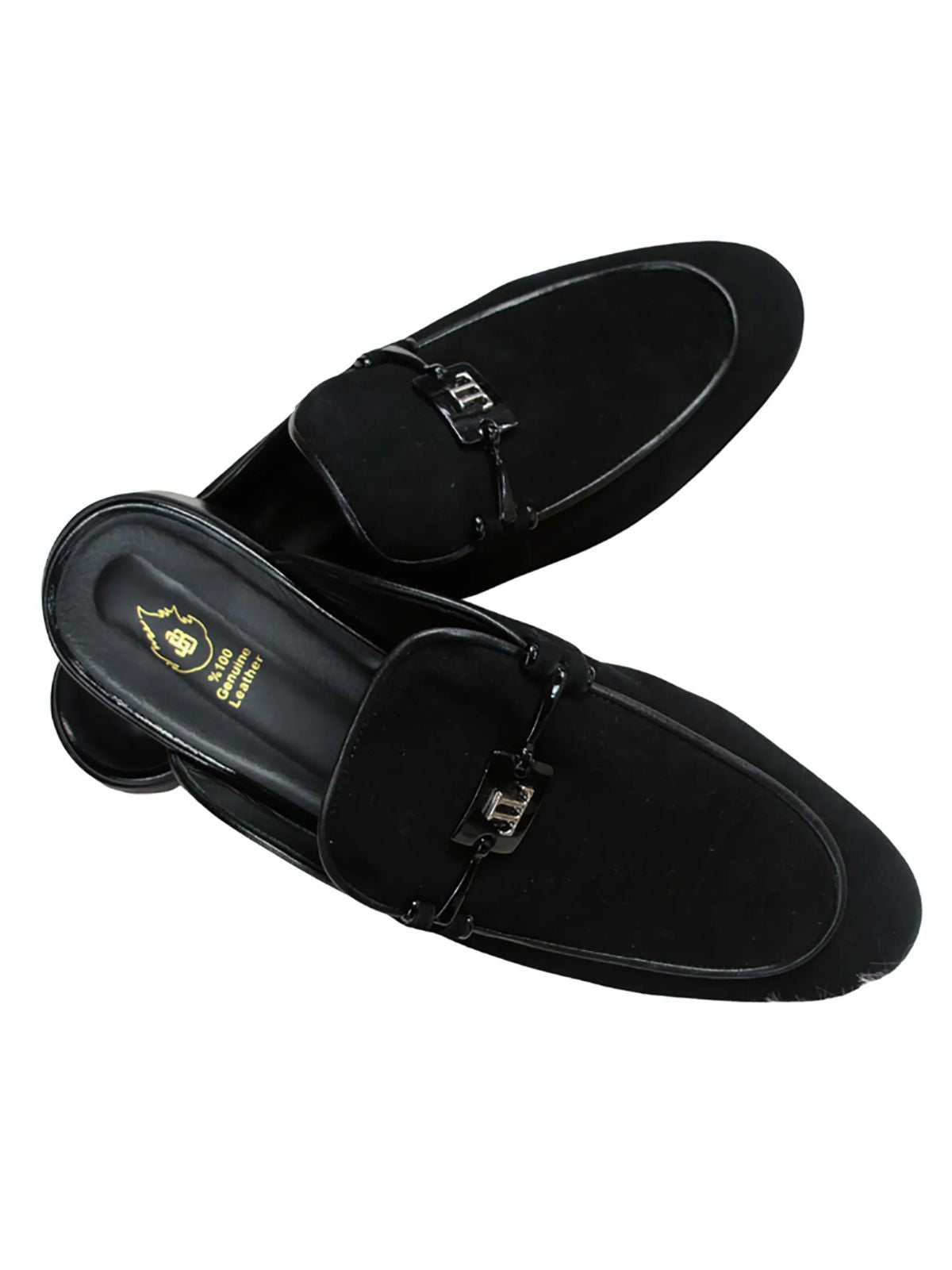 JB Designs Suede Leather Half Shoe Slippers