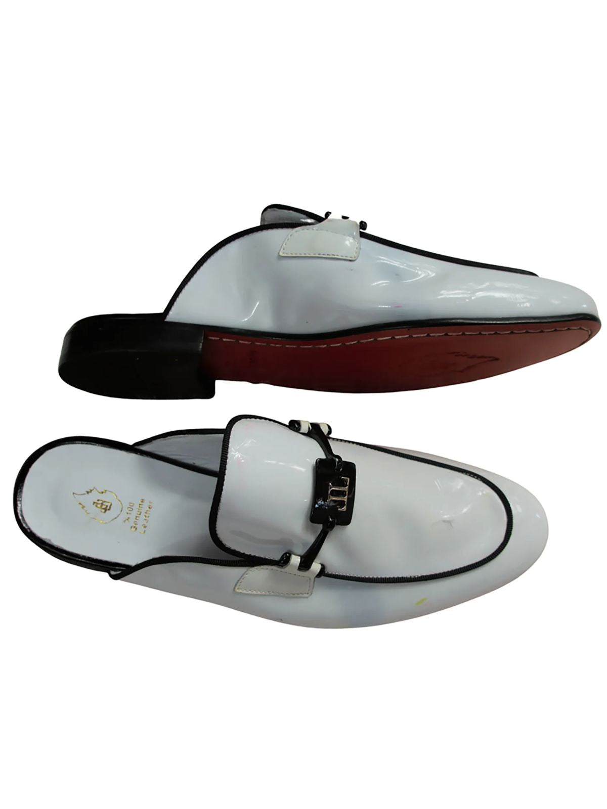 JB Designs Suede Leather Half Shoe Slippers