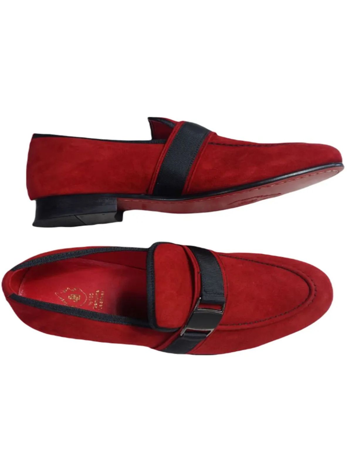 JB Designs Suede Leather Shoes with Black Band