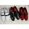 JB Designs Suede Leather Shoes with Black Band