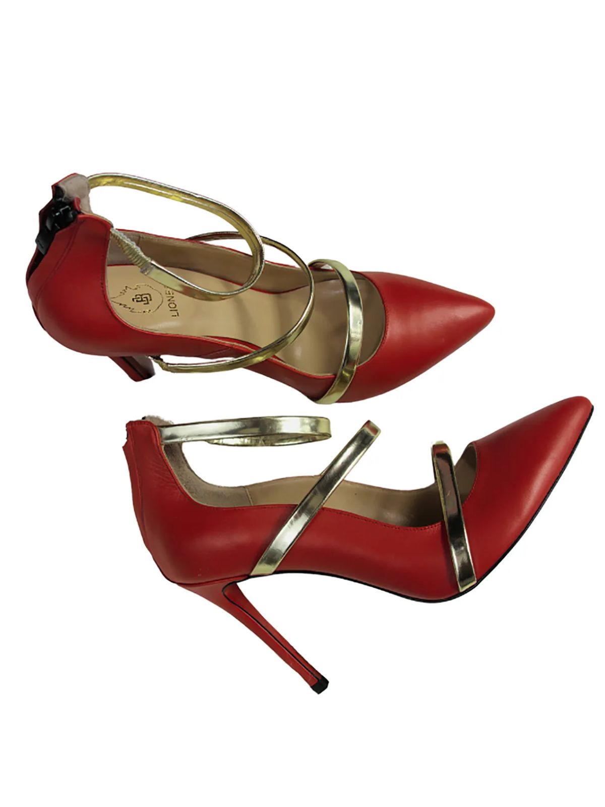 JB Designs Three Cross Rings High Heels