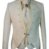 JB Quesste Men’s 3pc Johdpuri Slim Fit, Floral Blazer Suit Set