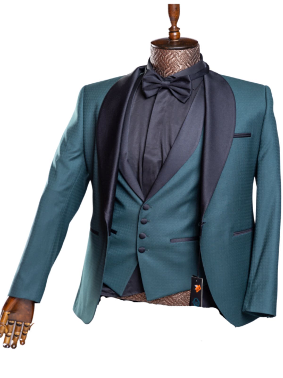 JB Quesste Men’s 3pc Solid Color Slim Fit Suit Set