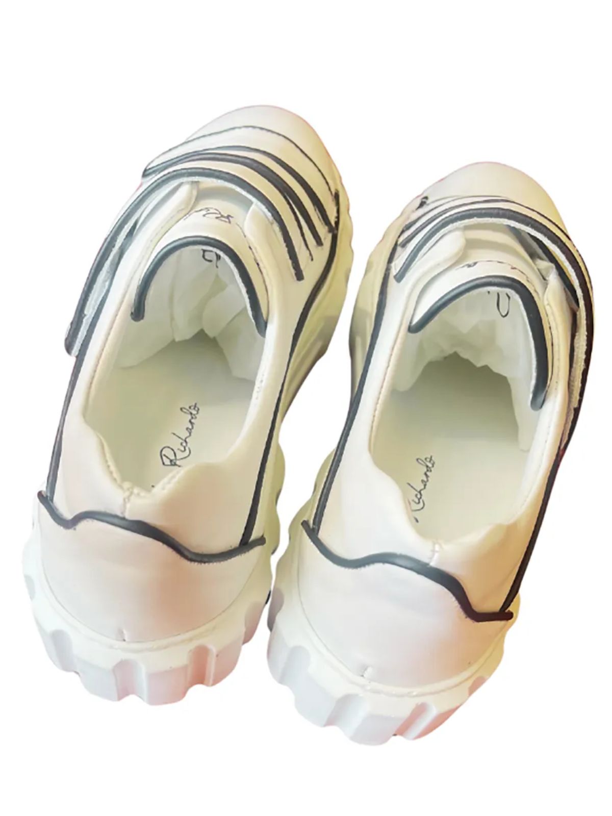 JR White Chunky Sneakers