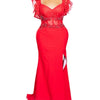Lace Sequence Party Anniversary Prom Dress