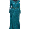 Long Sleeve Tussels Party Anniversary Dress