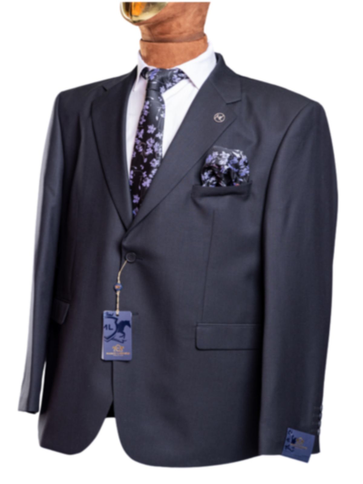 Marco Lorenzo 3pc Slim Fit Suit Set with No Vest