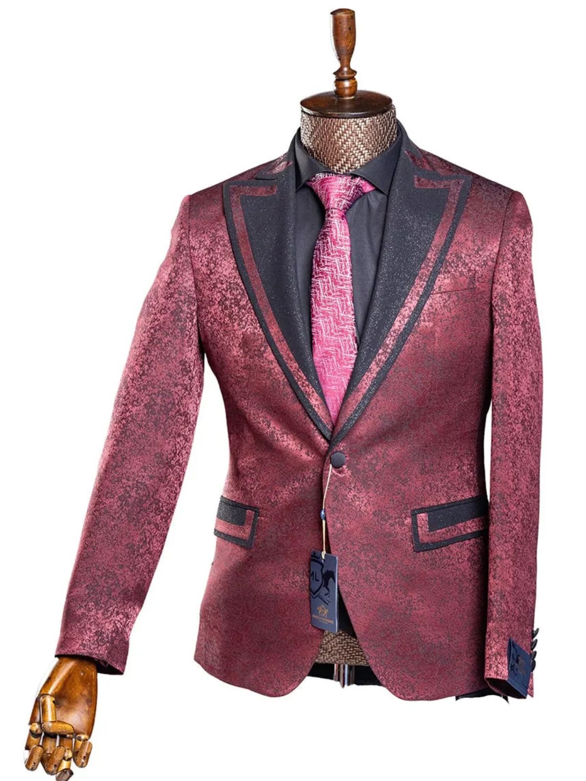 Marco Lorenzo Men’s 2pc Stylish Slim Fit Suit Set