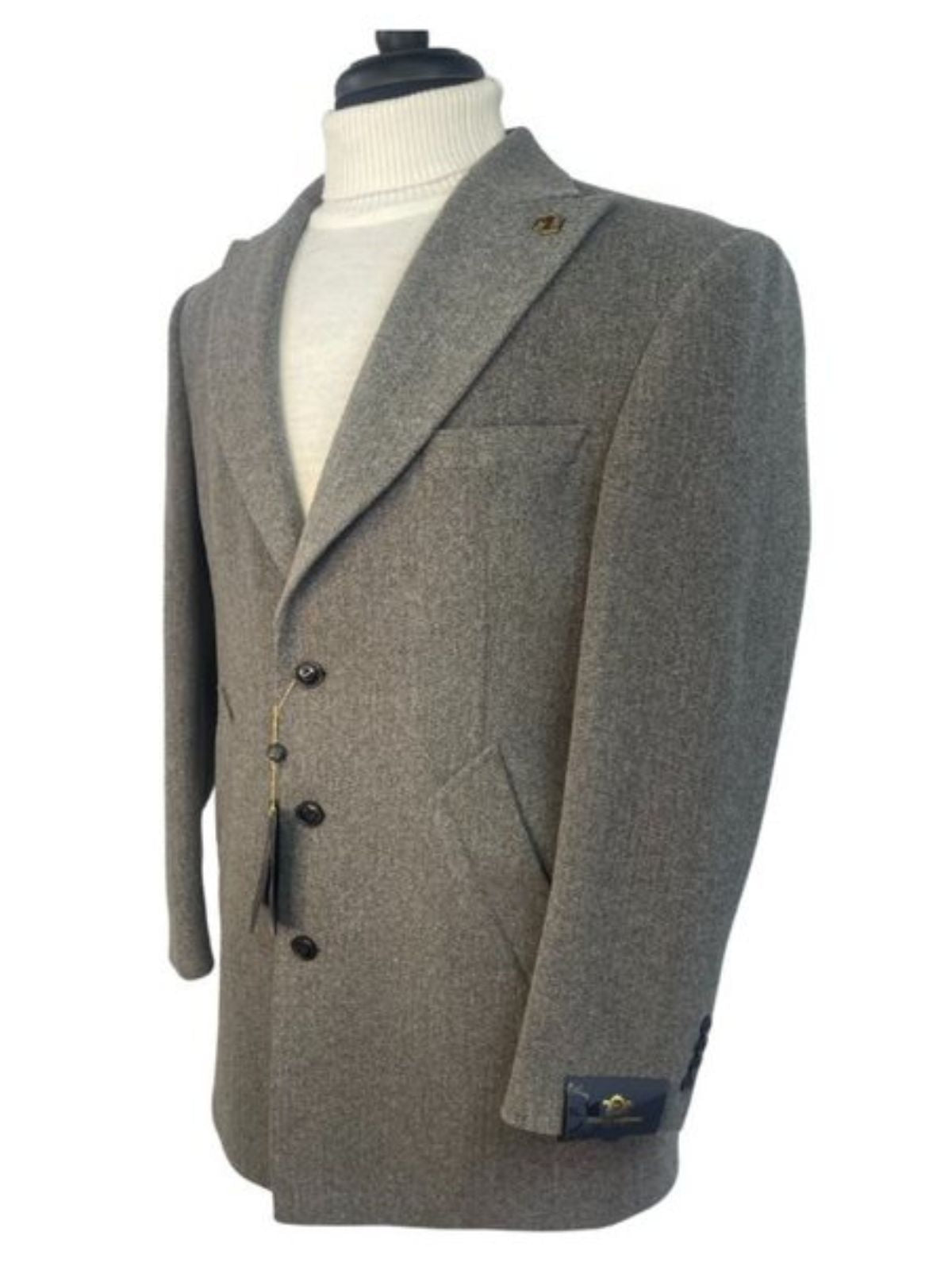 Marco Lorenzo Single Breasted Bright Colors Men’s Trench Coats Waist Coats