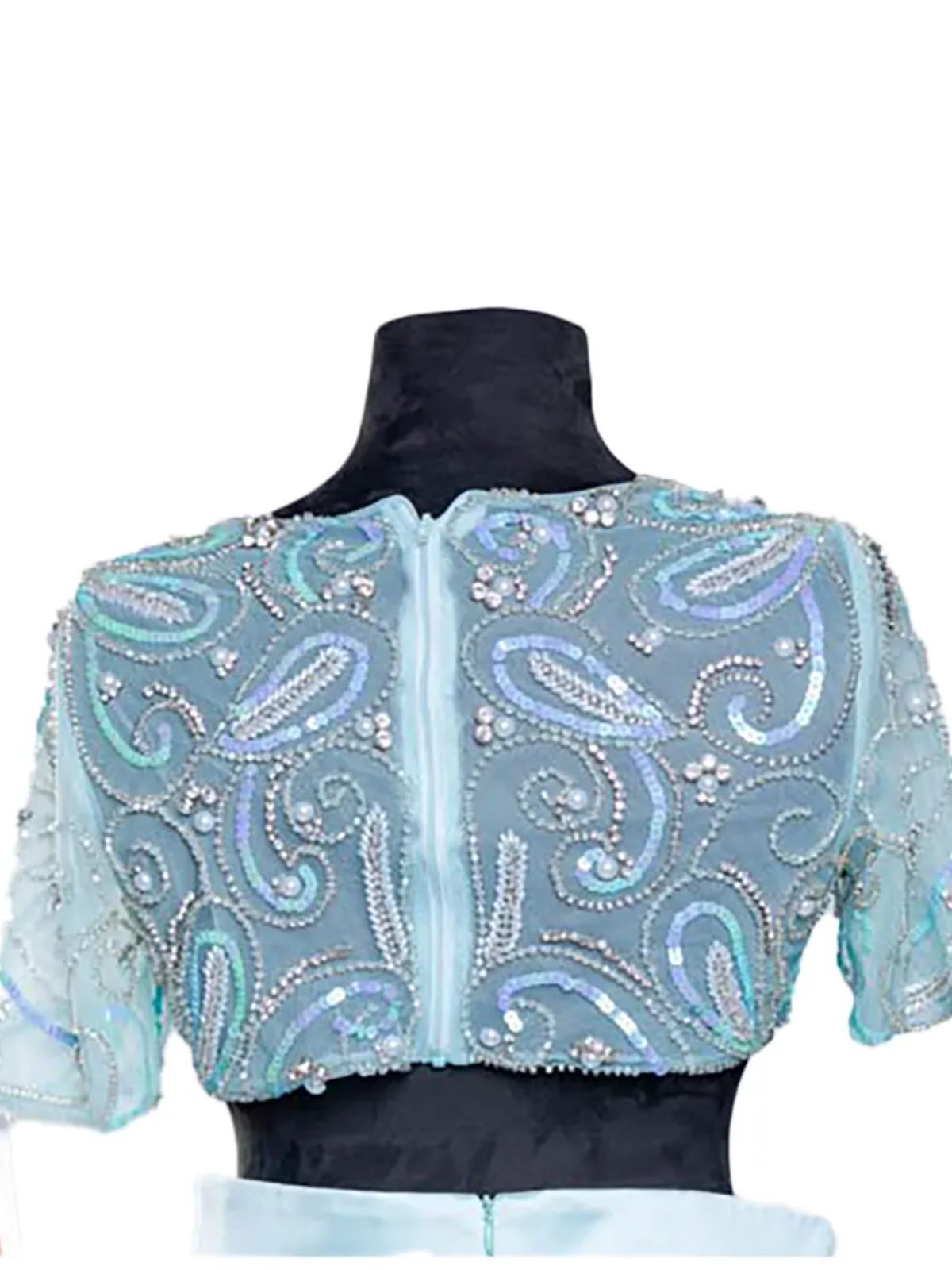 Maxi Skirt and Crop Top Blouse Party Cocktails