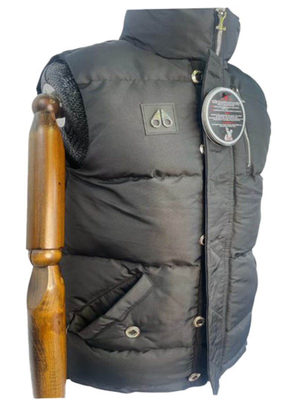 Men’s Casual Full Zipper Stand Collar Padded Vest Coats Puffer Sleeveless Jackets