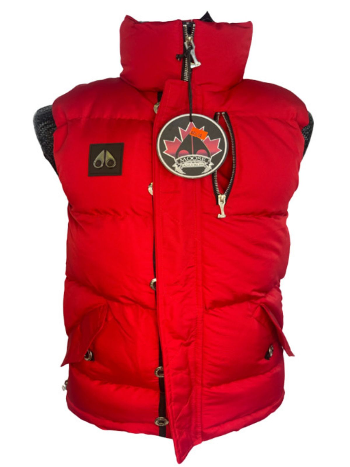 Men’s Casual Full Zipper Stand Collar Padded Vest Coats Puffer Sleeveless Jackets