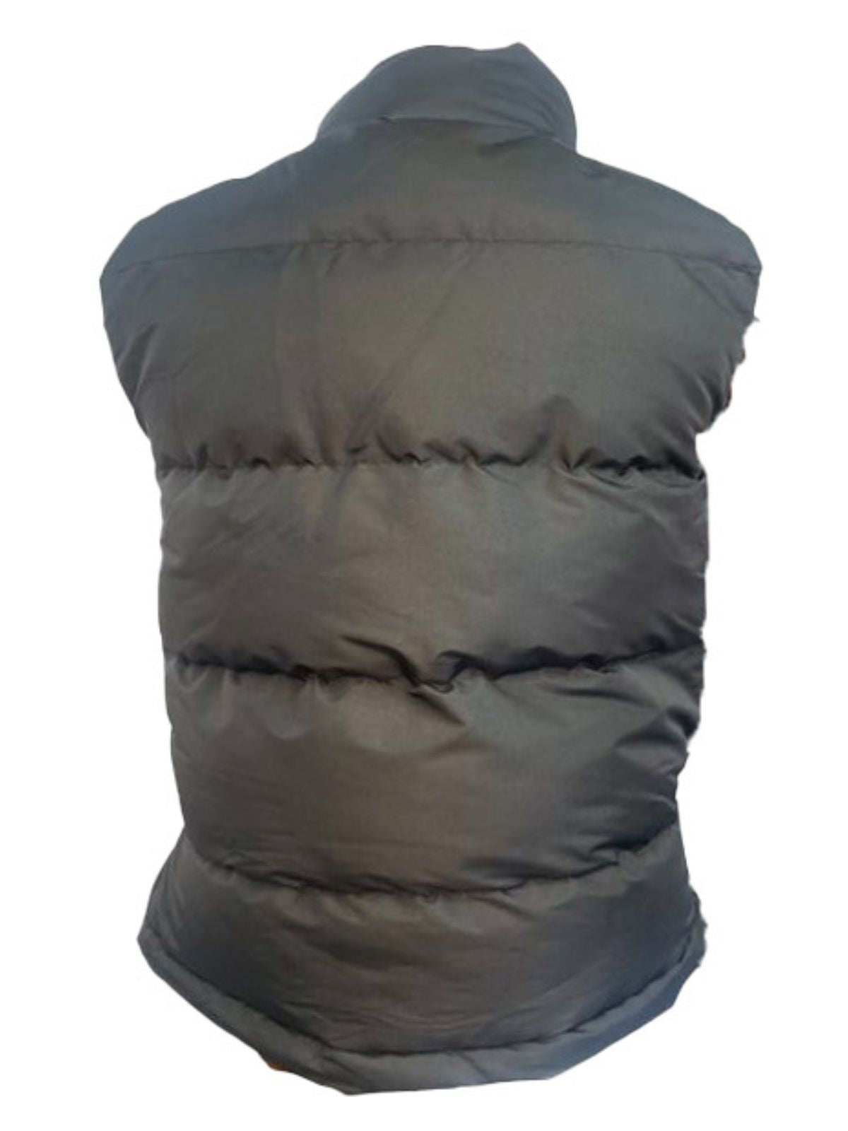 Men’s Casual Full Zipper Stand Collar Padded Vest Coats Puffer Sleeveless Jackets